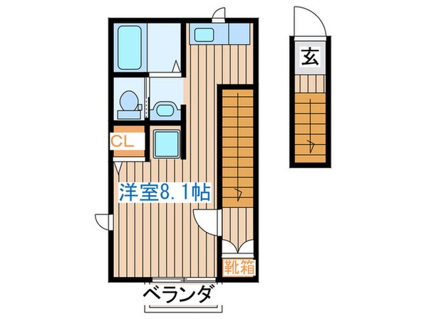 リアーレ六丁の目Ｂの物件間取画像